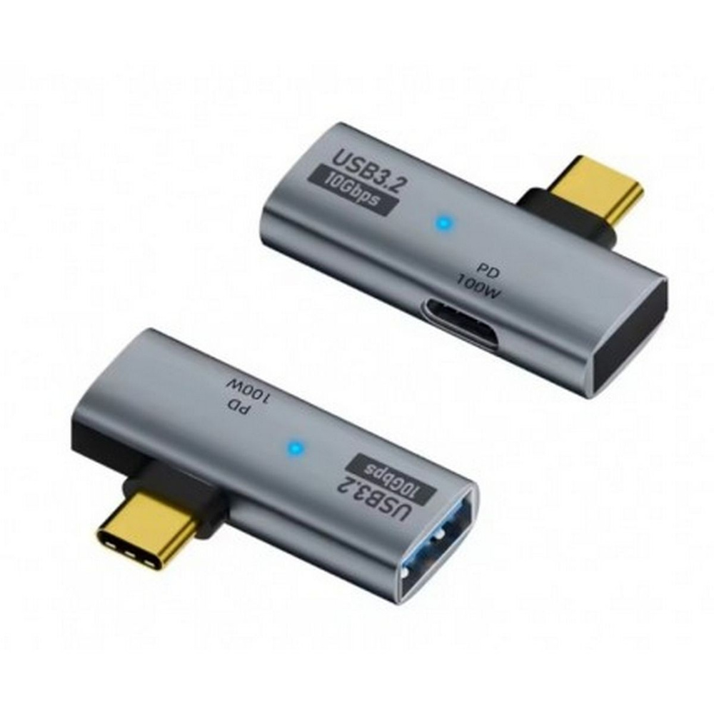 Адаптер USB-C 2 в 1 USB-A, PD #1