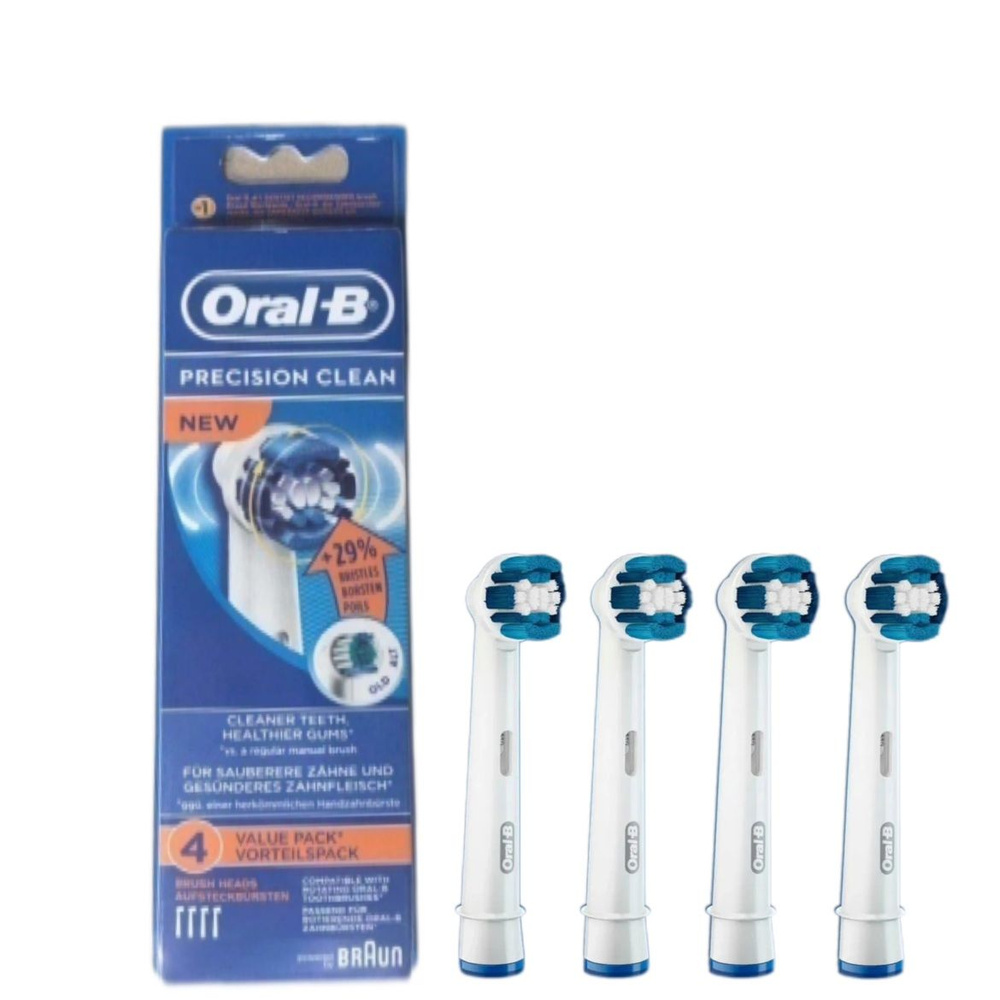 Oral-B Насадки для электрической зубной щетки набор 4 шт. для удаления налета, для эффективной чистки #1