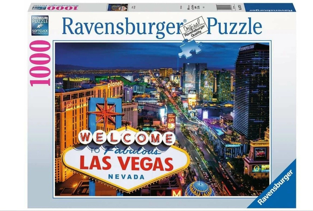 Пазл Ravensburger Лас Вегас, 1000 дет. 16723 #1