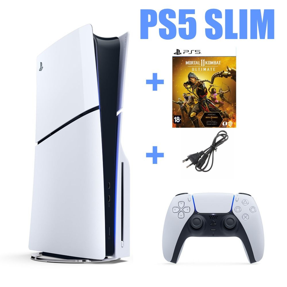 Игровая консоль PlayStation 5 Slim 1ТБ CFI-2000A PS5, PS5 SLIM, ПС5 + Игра Mortal Kombat 11 Ultimate #1