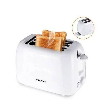SOKANY Тостер HGT-022 780 Вт,  тостов - 2, белый #1