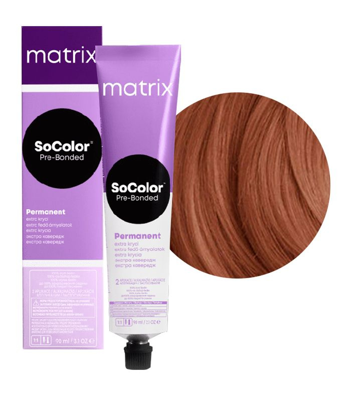 Краска для волос Matrix SoColor Pre-Bonded 506BC темный блондин коричнево-медный 90 мл  #1