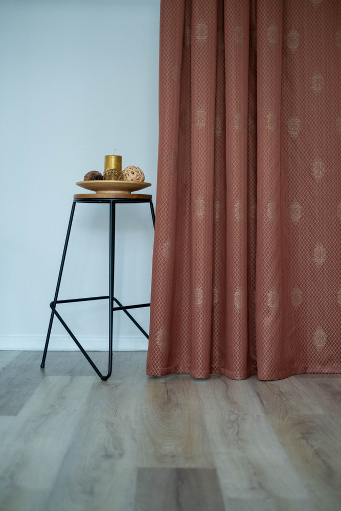 Шторы интерьерный Saita Fabric комплект 2 шт размер 140х265 см #1
