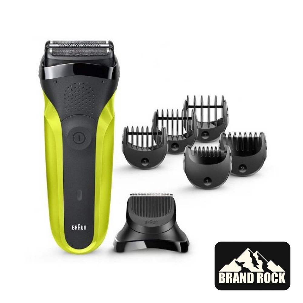 Braun Электробритва 300BT Series 3 Shave&Style, green, зеленый #1
