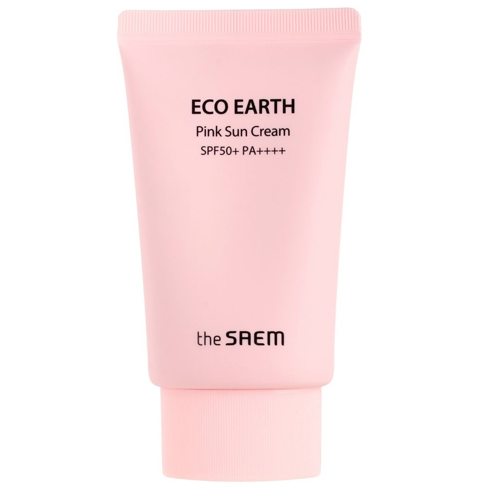 The Saem Крем солнцезащитный Eco Earth Pink Sun Cream SPF50+, 50 г #1