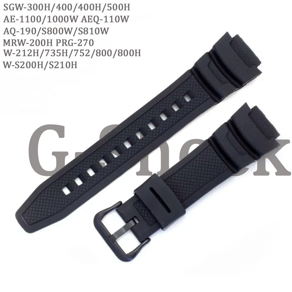 Ремешок для часов G-Shock SGW-400 черный #1