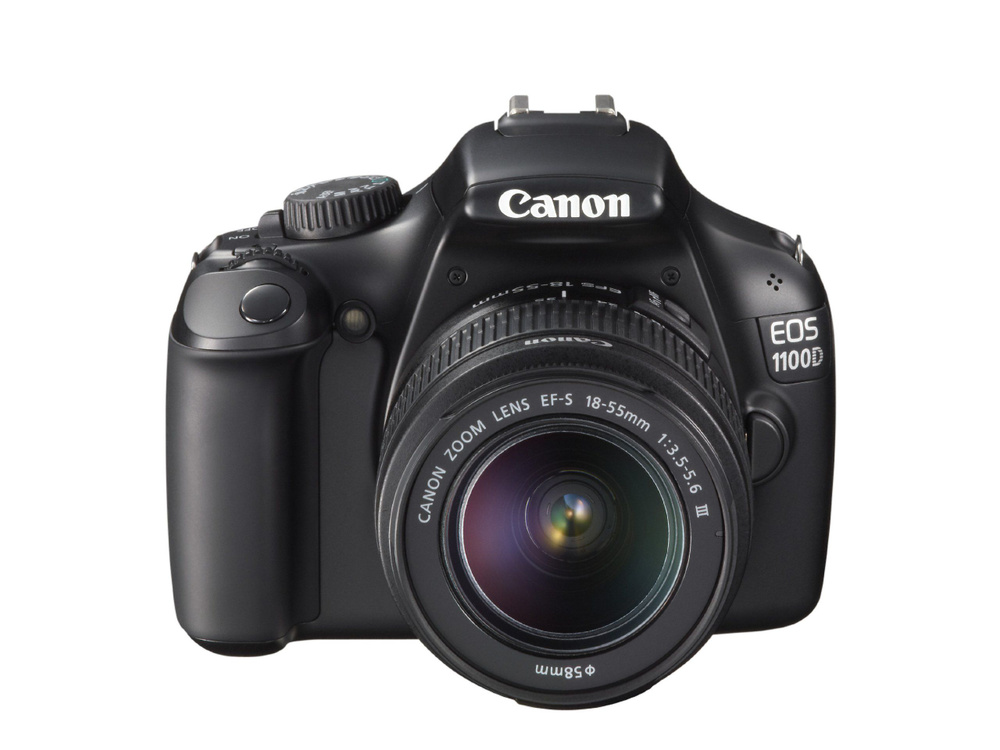 Фотоаппарат Canon EOS 1100D Kit 18-55 III, Black #1