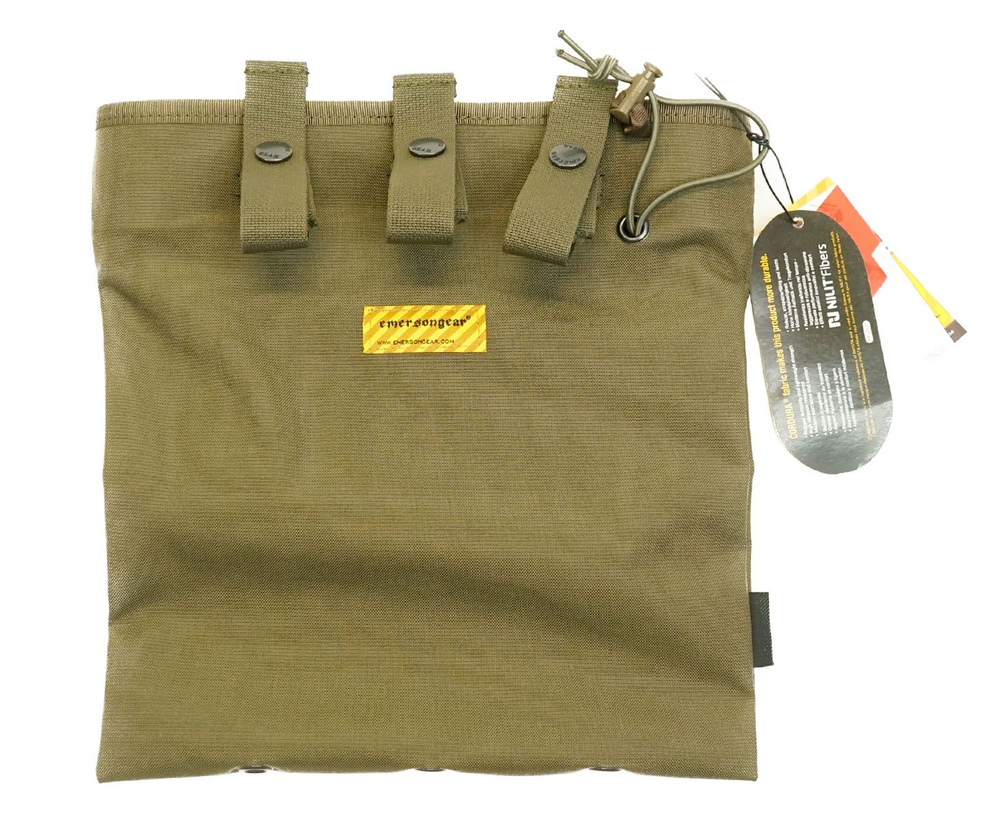 Подсумок под сброс магазинов EmersonGear Magazine Dump Pouch (Ranger Green) #1