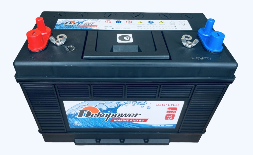 Морской тяговый аккумулятор DekaPower DC31 110 Ач 800 А п.п. 330х174х244  #1