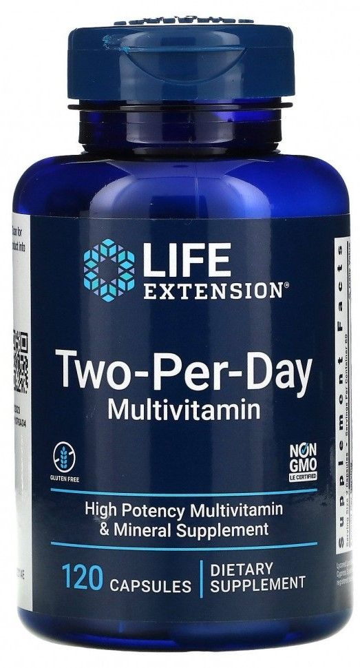 Витаминно-минеральный комплекс LIFE Extension Two-Per-Day Multivitamin, 120 капс.  #1