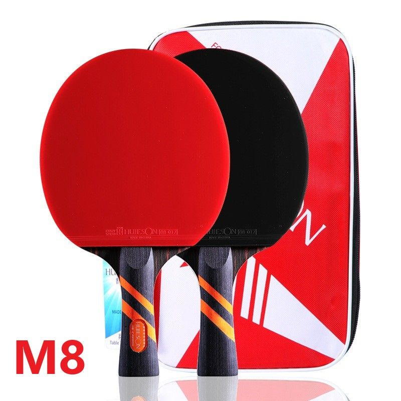 Набор: 2 ракетки Huieson M8 stars +чехол, полупрофессиональный набор ракеток для игры в настольный теннис #1