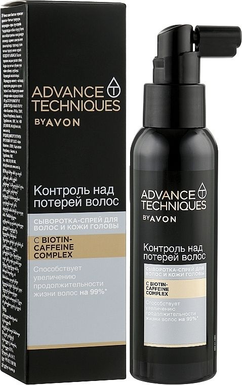 Advance techniques by Avon, сыворотка-спрей для волос и кожи головы. Контроль над потерей волос, C biotin #1
