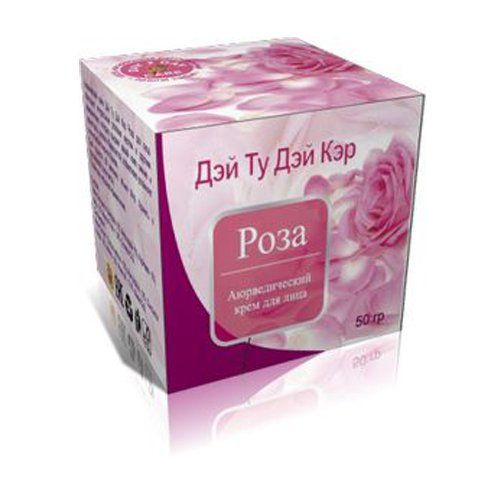 Ayurvedic Moisturizing Cream ROSE, Day 2 Day Care (Аюрведический крем для лица РОЗА, Дэй ту Дэй Кэр), #1