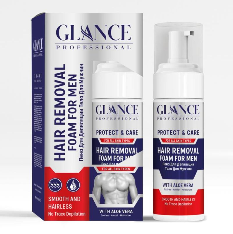 Glance Professional Крем-пена для депиляции For Men 150мл #1