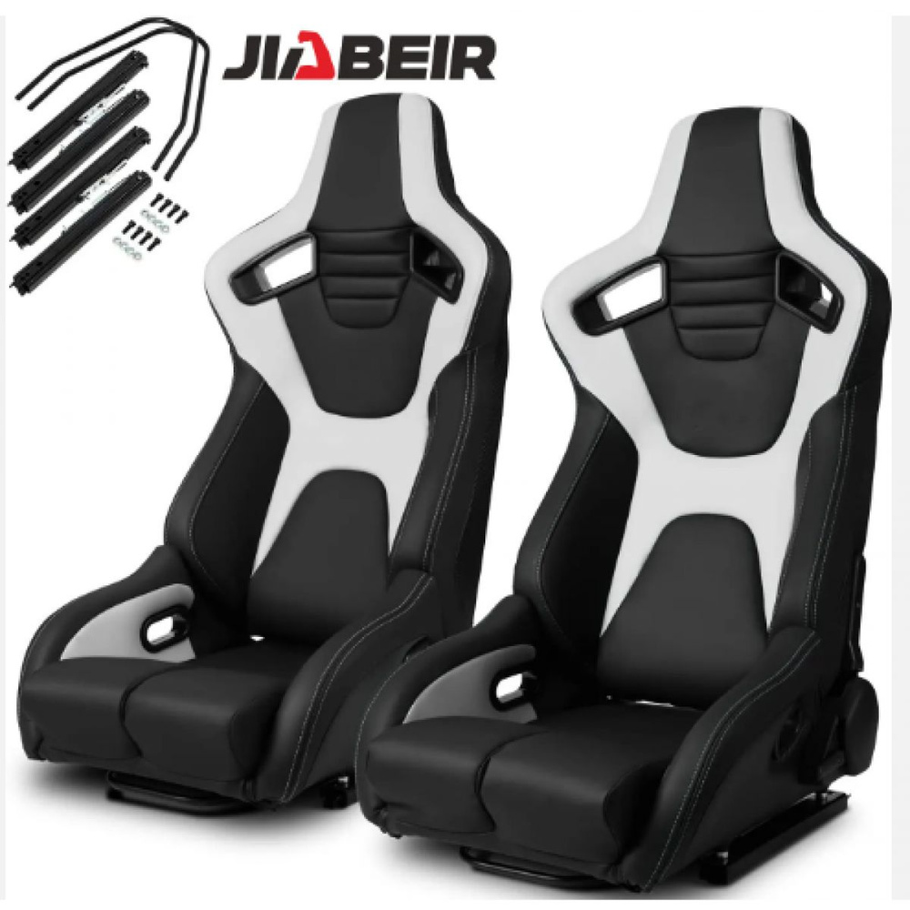 Спортивное гоночное сиденье Sim Racing Seat: кожаное водительское с эффектом памяти  #1