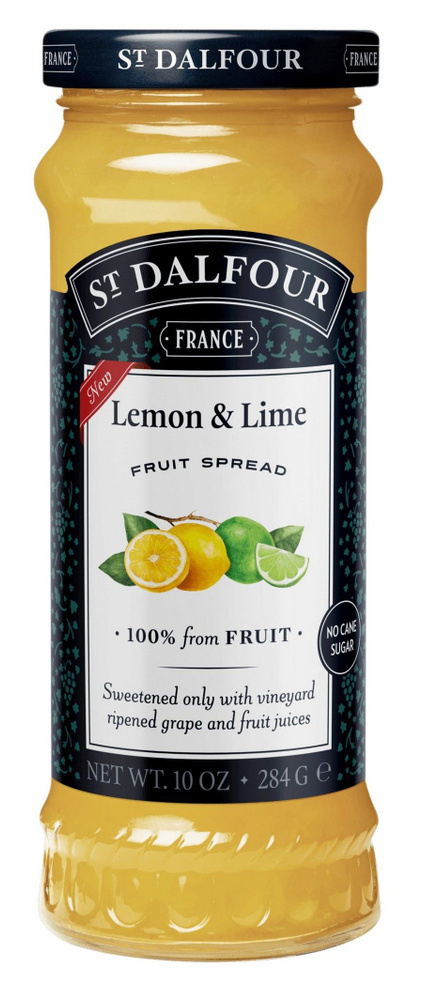 Джем St.Dalfour из лимона и лайма 100% фруктов БЕЗ САХАРА 284г #1