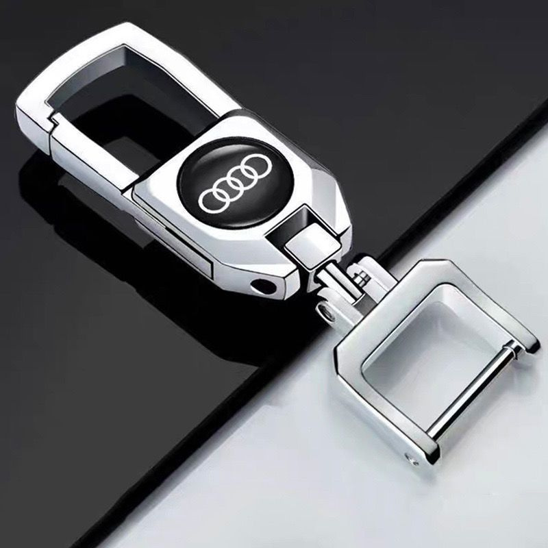 Брелок Audi для автомобильных ключей (Silver/Серебристый) #1