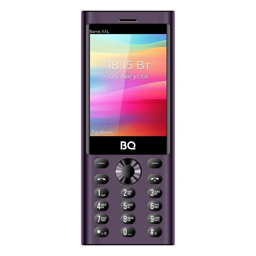 Телефон BQ 3598 Barrel XXL Purple/Black #1