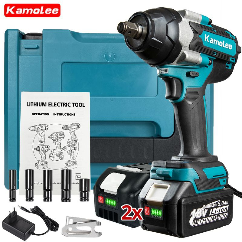 Kamolee Tool DTW700 1800N.m Бесщеточный Электрический Ударный Гайковерт С Высоким Крутящим Моментом 1/2 #1