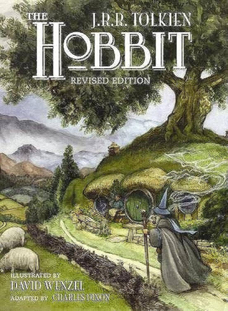 The Hobbit Illustrated edition (J.R.R. Tolkien) Хоббит илл издание (Джон Р Р Толкин)/ Книги на английском #1