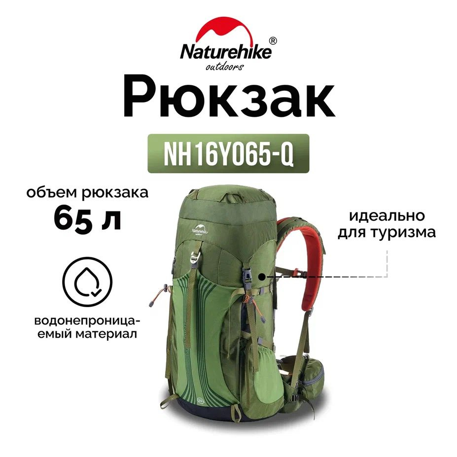 Naturehike Рюкзак тактический, объем: 65 л #1