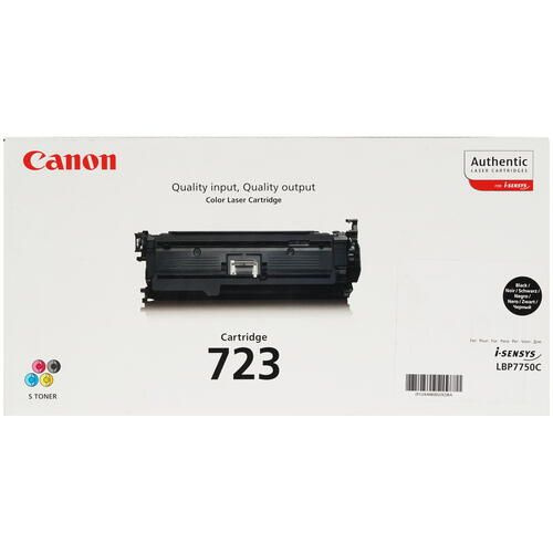 Картридж лазерный Canon 723BK черный оригинальный, 5000 стр, 1 шт  #1