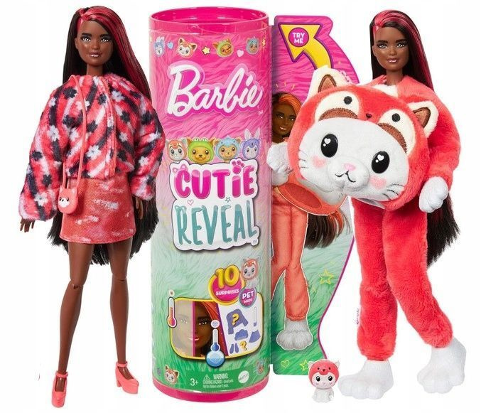 Кукла Барби - Cutie Reveal, кошечка HRK23 #1