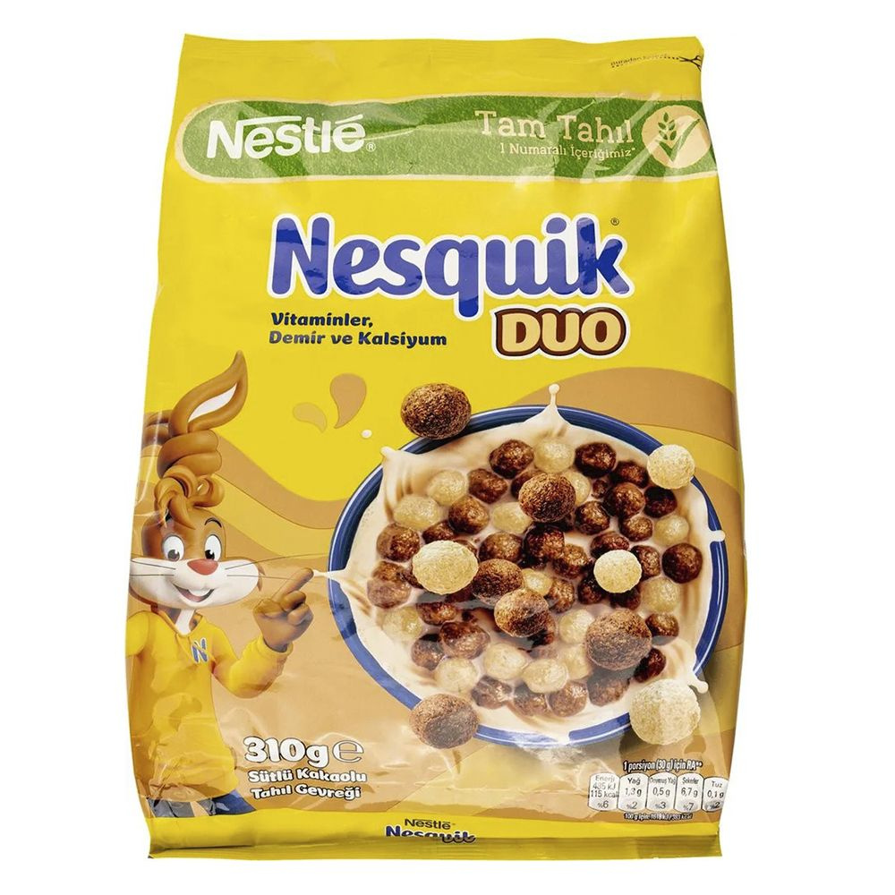 Готовый завтрак Nesquik шоколадные шарики DUO 310 г #1