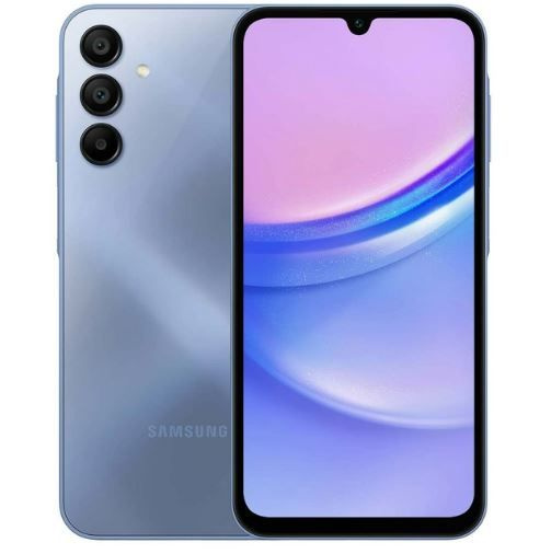 Samsung Смартфон Galaxy A15 4G (SM-A155) Ростест (EAC) 6/128 ГБ, светло-синий  #1
