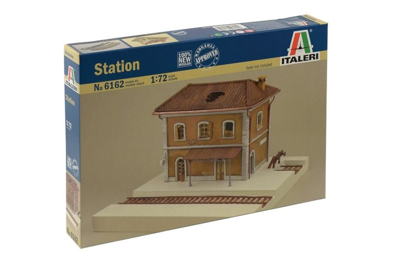 Сборная модель железнодорожной техники Italeri Train Station, масштаб 1/72  #1