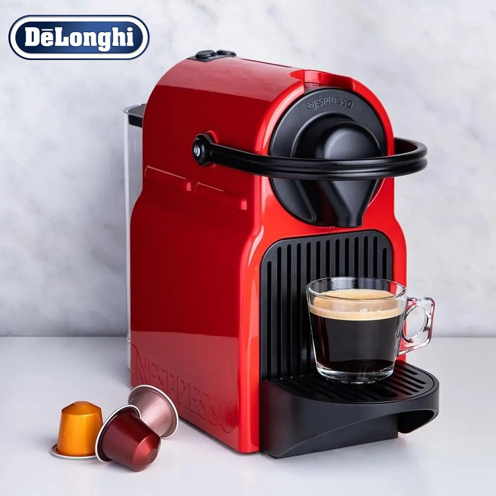 Nespresso Капсульная кофемашина DeLonghi Inissia EN90, красный #1