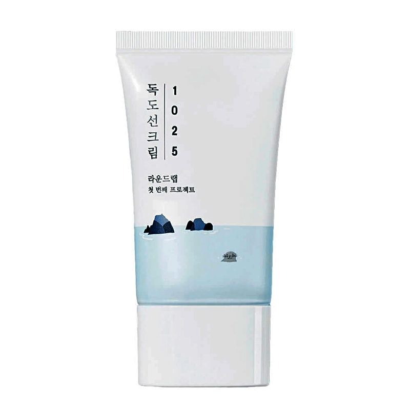 Солнцезащитный крем для проблемной кожи с морской водой ROUND LAB 1025 Dokdo Sunscreen (50мл)  #1