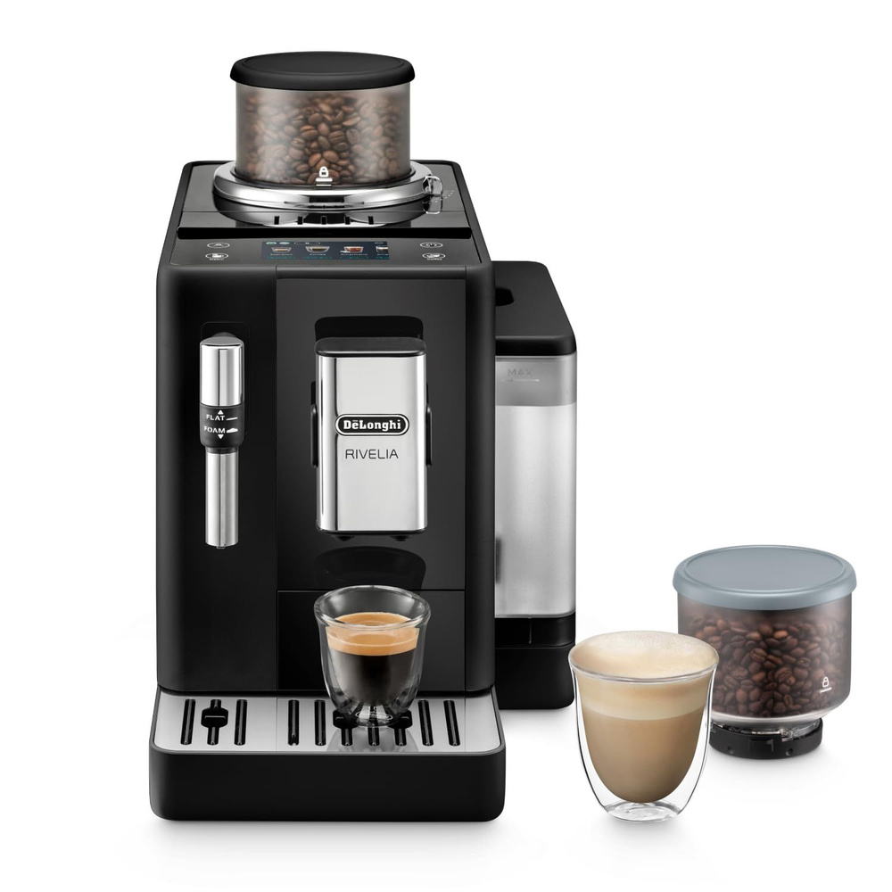 DeLonghi Автоматическая кофемашина Кофемашина Rivelia Onyx Black EXAM440.35.B, черный  #1