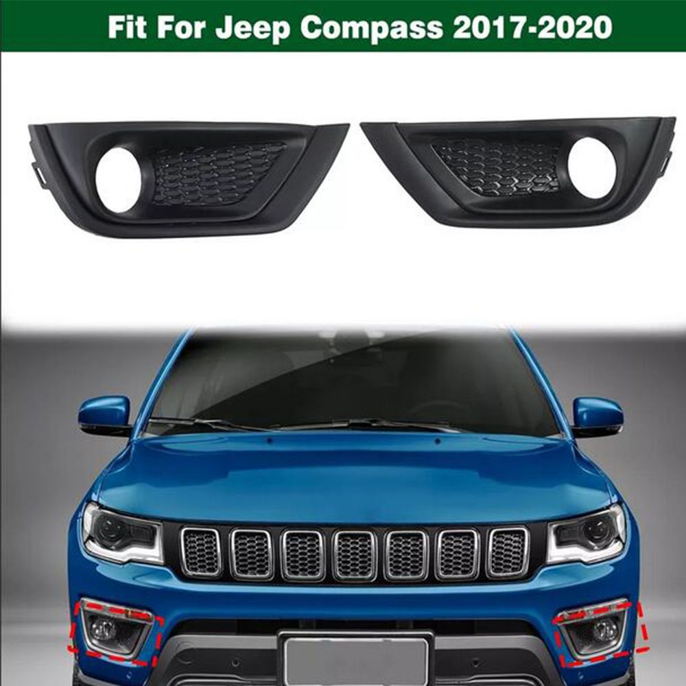 Для Jeep Compass 2017-2020 53224456 53224457 Защитный кожух противотуманной фары, фары дальнего света #1