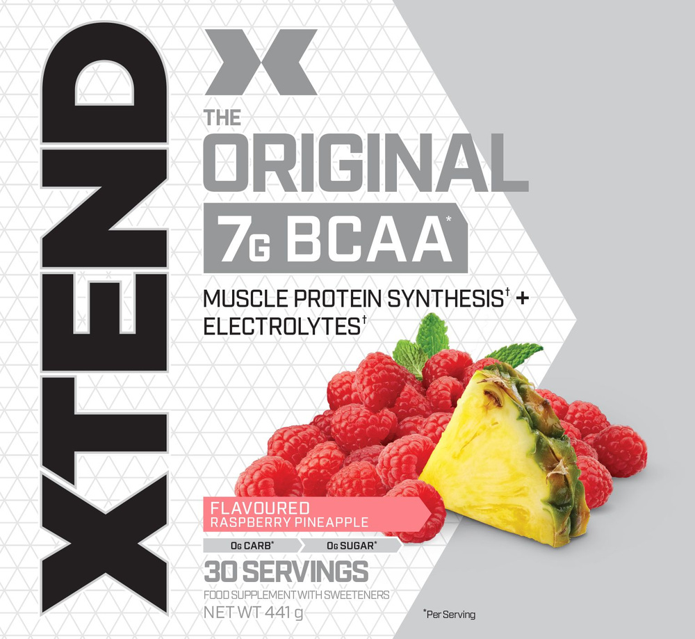 Аминокислотный комплекс BCAA Xtend с витамином B6- Малина ананас 441 гр  #1