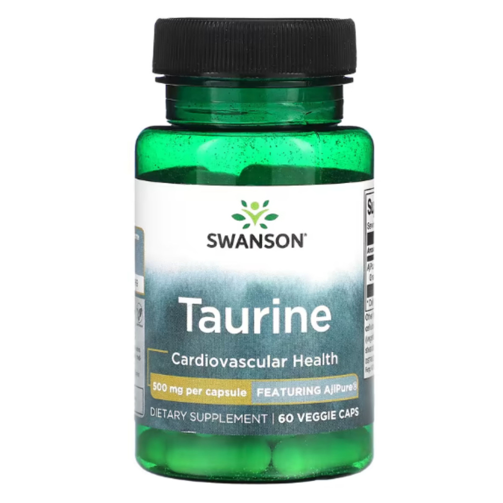 Swanson, Таурин, 500 мг, 60 растительных капсул #1