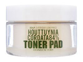 Отшелушивающее средство для лица Derma Factory Houttuynia Cordata 84% Toner Pad  #1