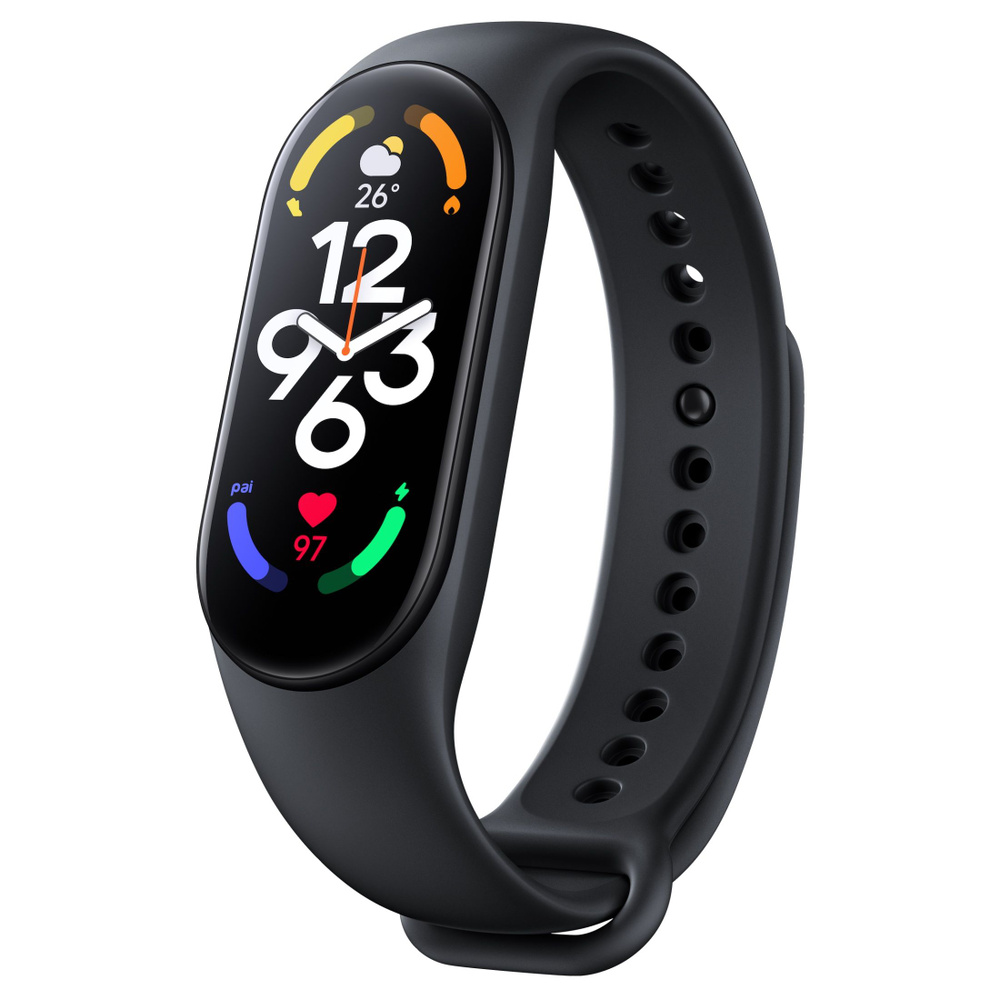 Фитнес браслет Xiaomi Mi Band 7, черный #1