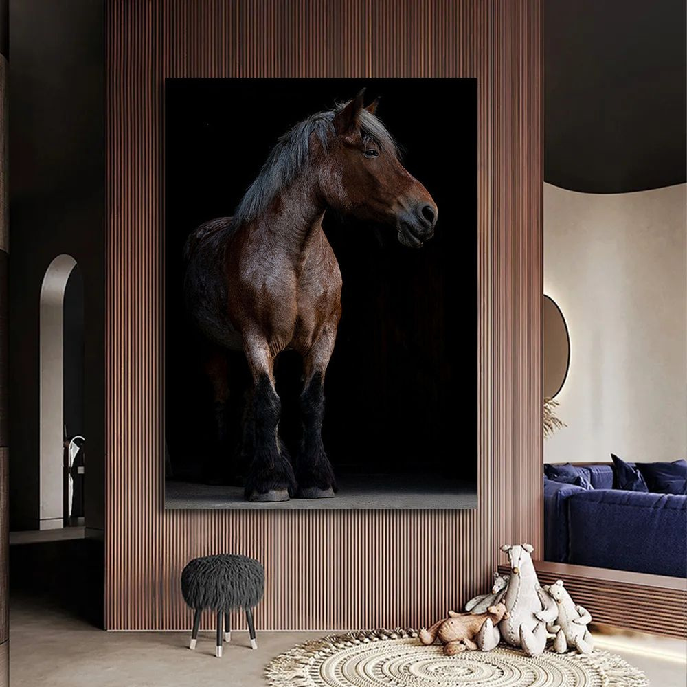 Болшая картина Лошадь, 80х110 см. #1