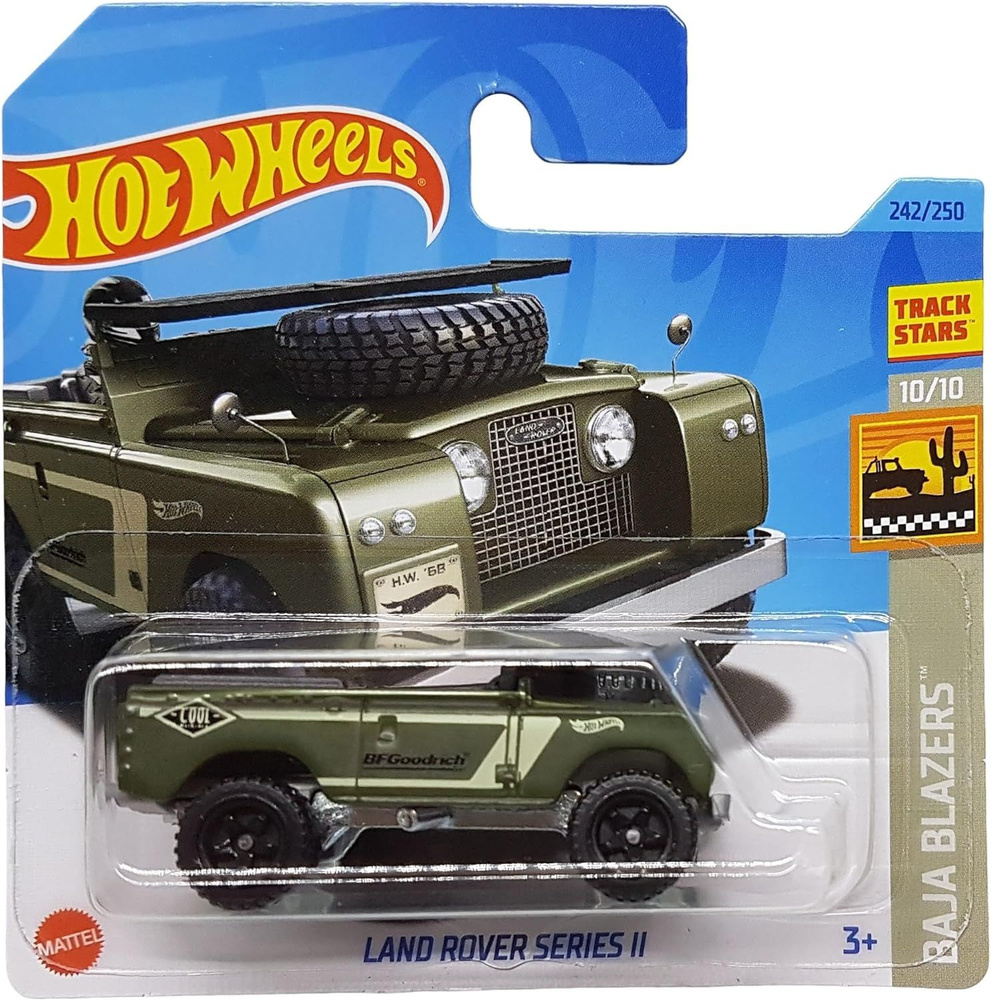 Игрушечная машинка Hot Wheels Land Rover Series II Artichoke Green (базовая коллекция 2023 г, 242/250) #1