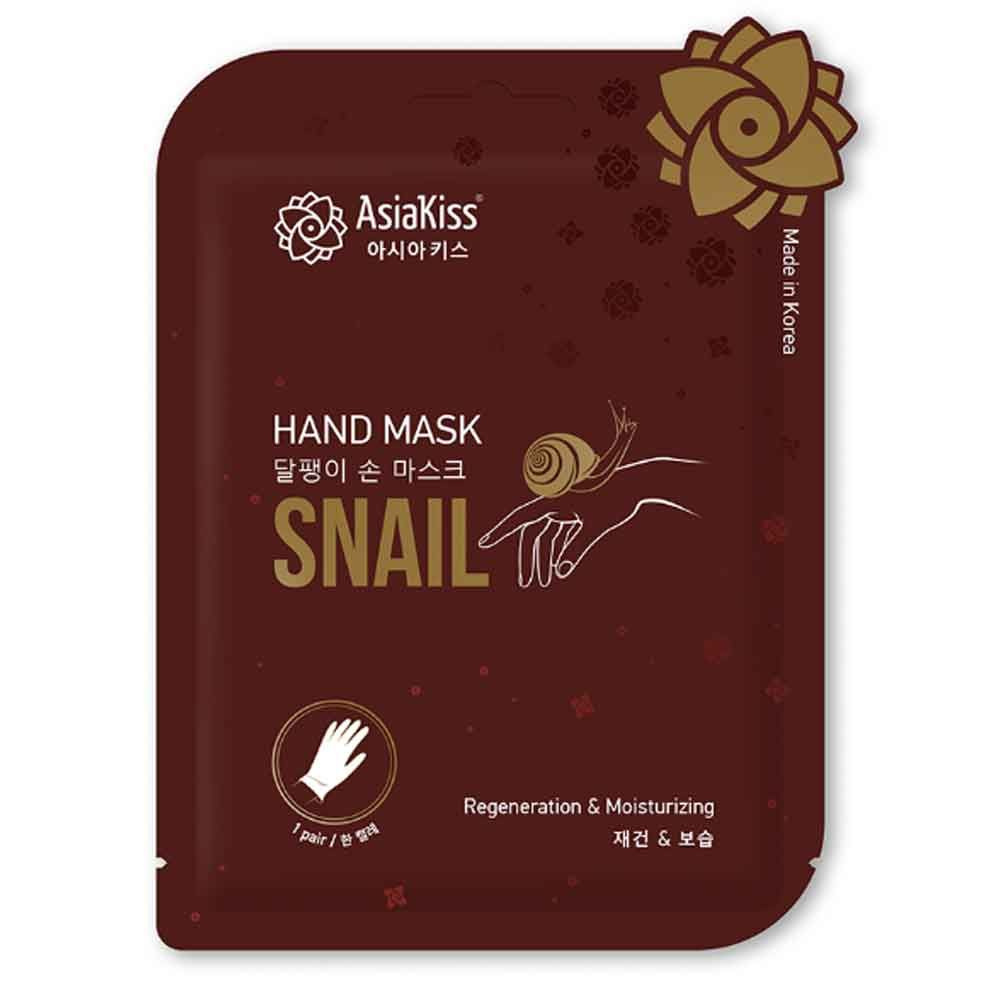 AsiaKiss Маска-перчатки интенсивно увлажняющая для рук SNAIL Regenerating & Moisturizing, с экстрактом #1