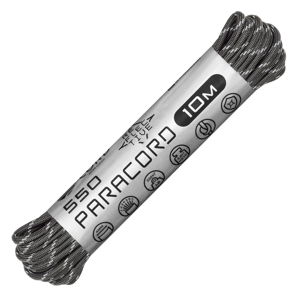 Паракорд 550 CORD nylon 10м RUS световозвращающий (graphite) #1