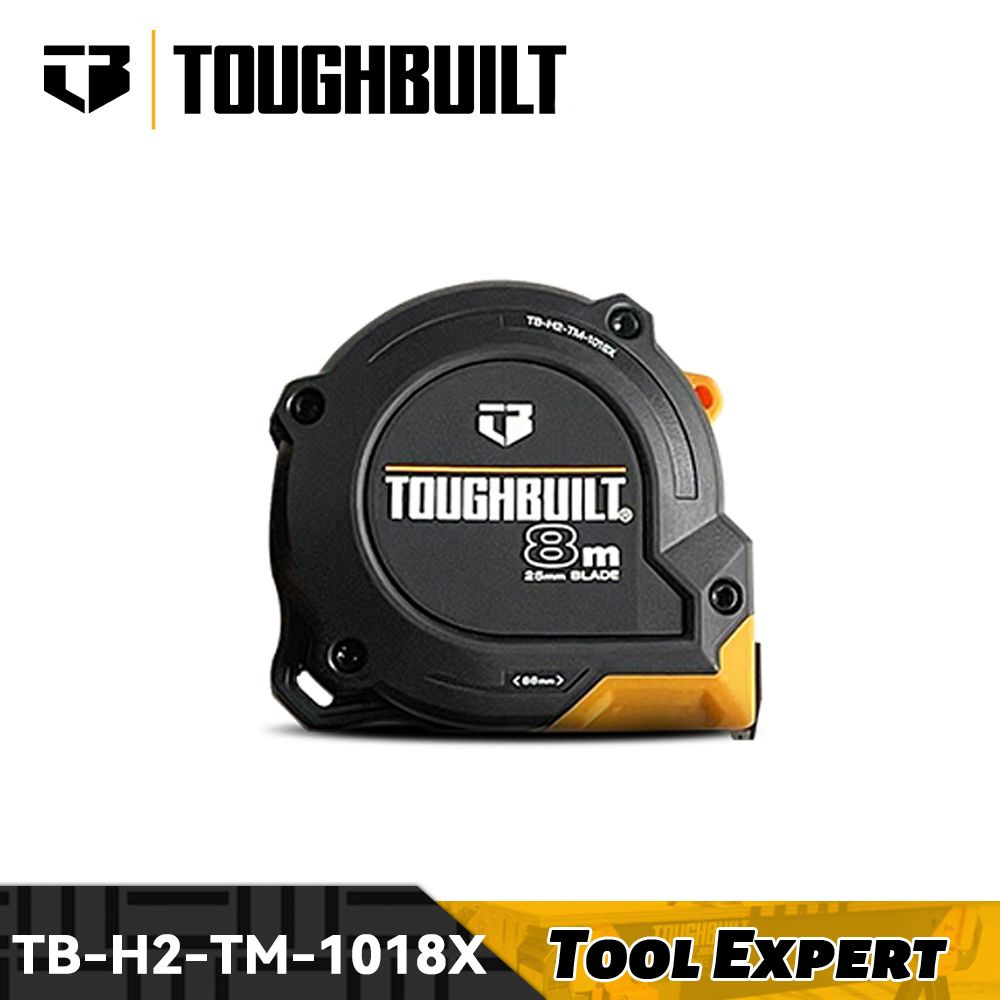 TOUGHBUILT Измерительная лента Строительная 8м x 25мм #1