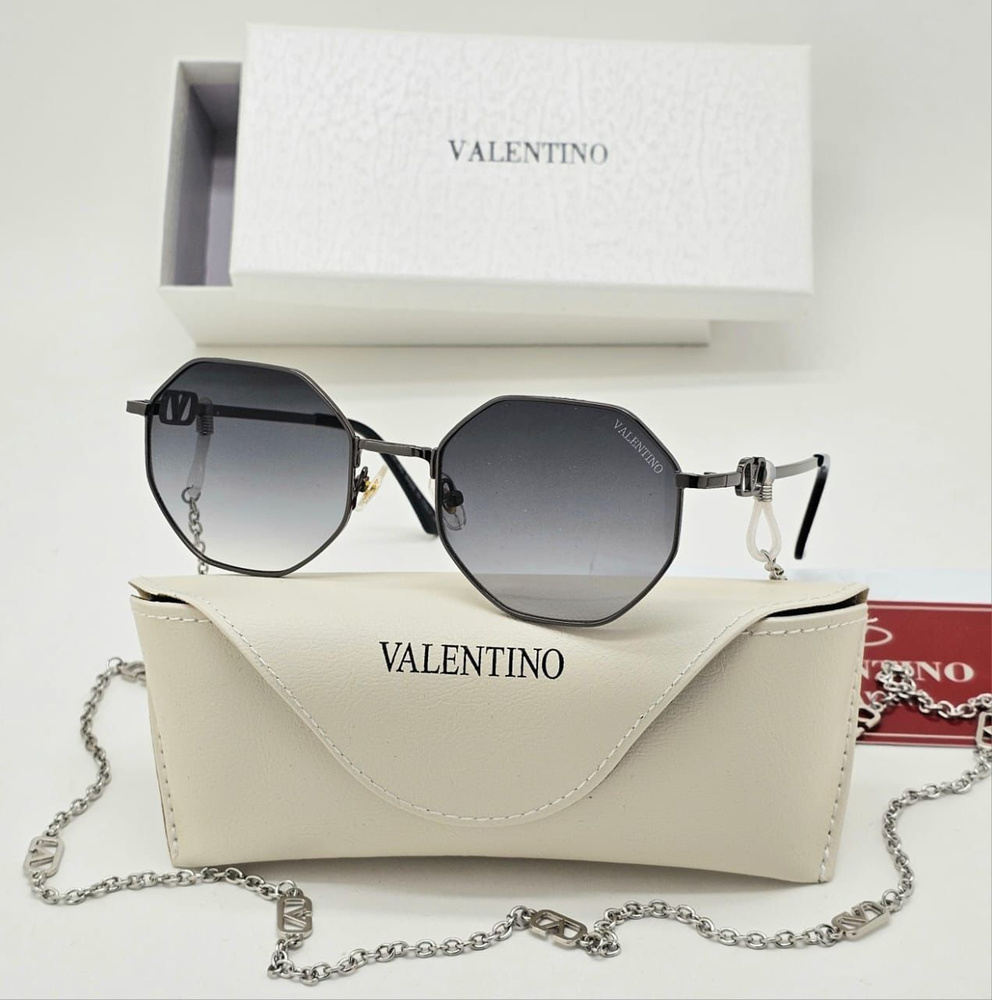 Очки солнцезащитные Valentino женские мужские унисекс #1
