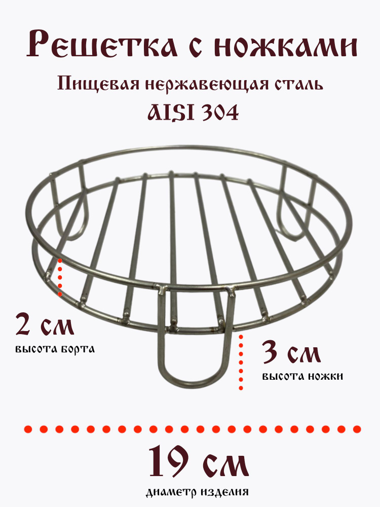 МИСТЕР ТАНДЫРМАН Решетка-гриль ширина 19 см,  #1