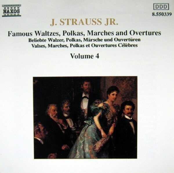 Strauss II-Waltzes Polkas Marches And Overtures 4*kaiserwaltzer karneval in rom- < Naxos CD Deu (Компакт-диск #1