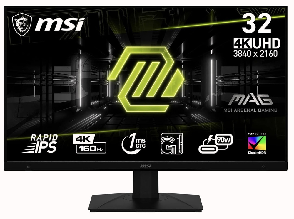 MSI 32" Монитор Игровой 32  MAG 322UPF 4K , IPS , 160hz, черный #1