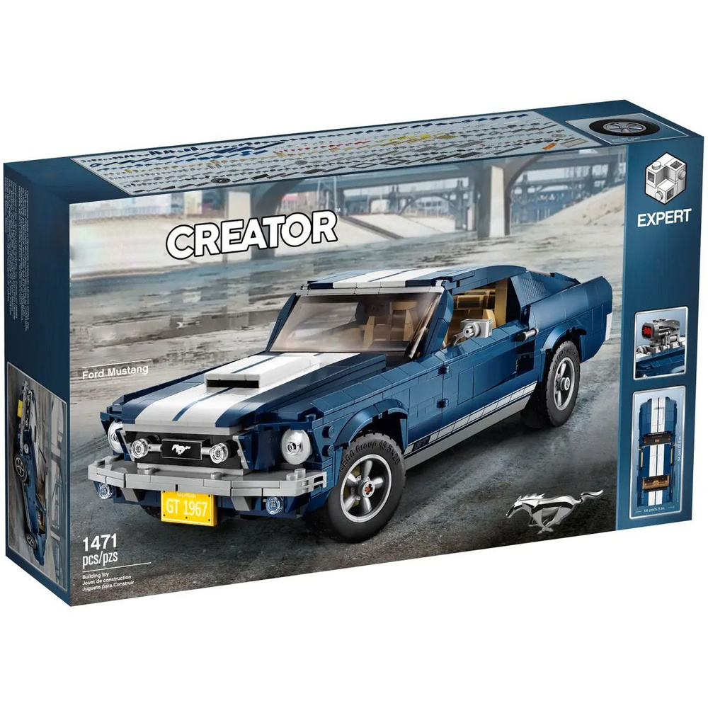 Конструктор Ford Mustang, 1471 деталь #1