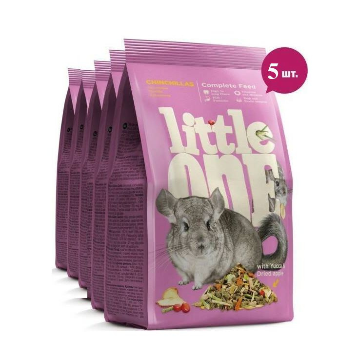 Little One Корм для шиншилл, 400 гр х 5 штук #1