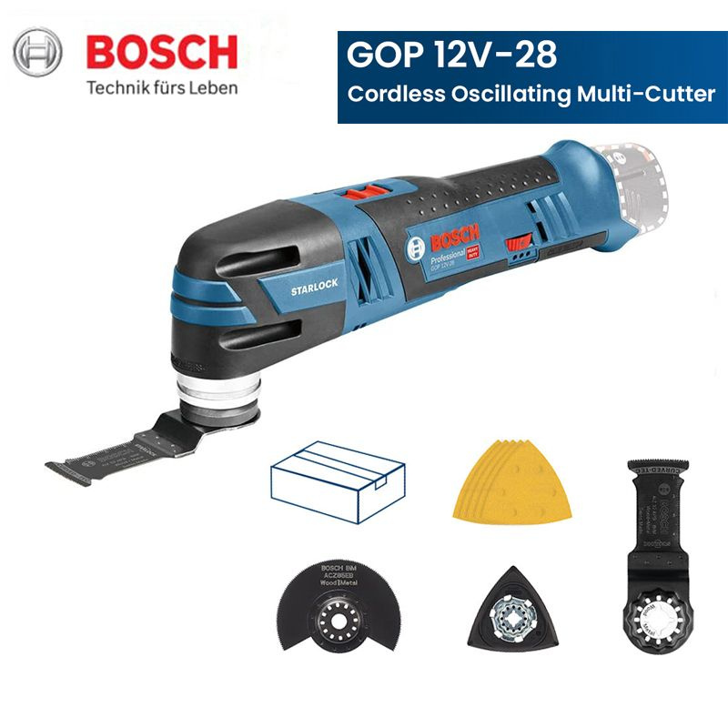 Аккумуляторный резак реноватор Bosch GOP 12V-28,Без батарей #1